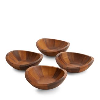 Nambé Braid Salad Bowls, Set of 4 | Bloomingdale's