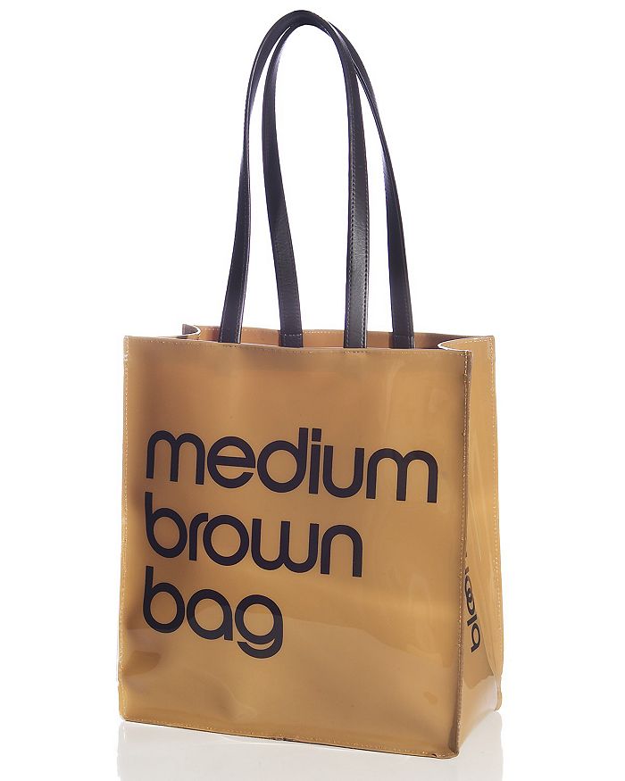 Shop Bloomingdale's Medium Brown Bag - 100% Exclusive
