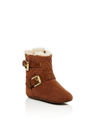 infant fur lined boots