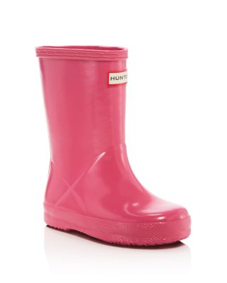 girls red hunter boots