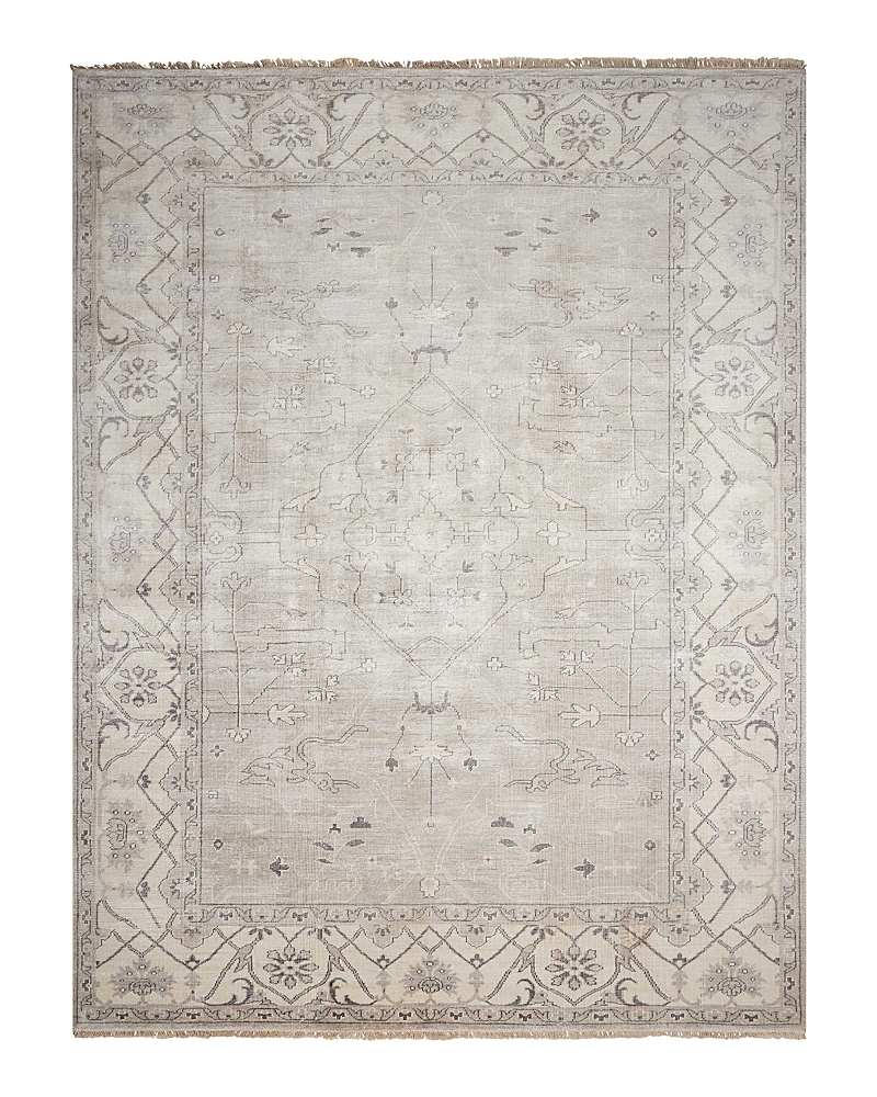 Nourison Aldora Ald01 Silver 7'9" X 9'9" Area Rug In Silver