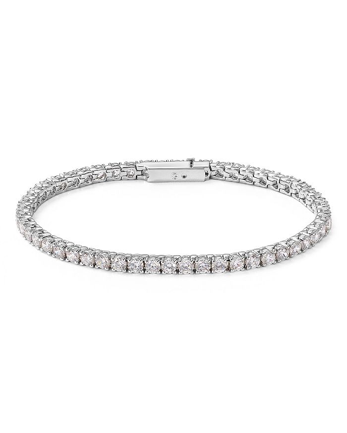 Shop Nadri Tennis Bracelet In Silver
