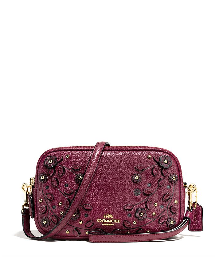 Coach flower clutch sales