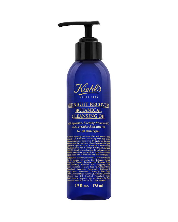 Shop Kiehl's Since 1851 Midnight Recovery Botanical Cleansing Oil 6 Oz.