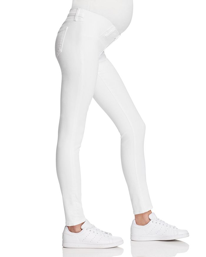 J Brand Mama J Skinny Maternity Jeans In Blanc ModeSens