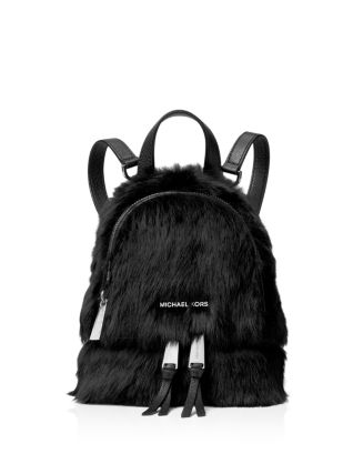 extra small mini rhea backpack Logo Zip Messenger Michael Kors Mini Backpacks (in