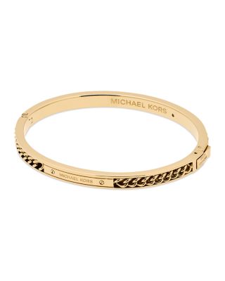 michael kors logo plaque bangle