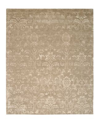 Silk Shadows Rug Collection - Light Gold Damask