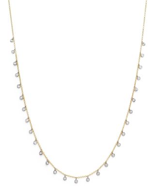 diamond dangle choker