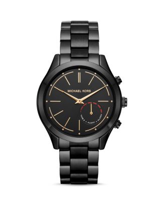 michael kors slim runway ip hybrid smartwatch