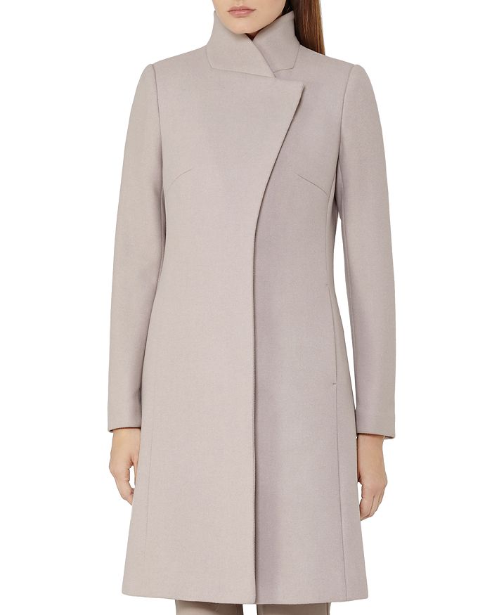 REISS Hutton Funnel Neck Coat | Bloomingdale's