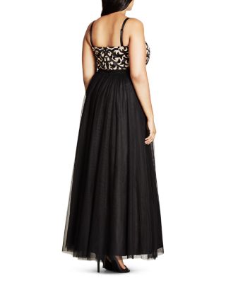 chinese dress ladies Honey Black Maxi Dress - US 4