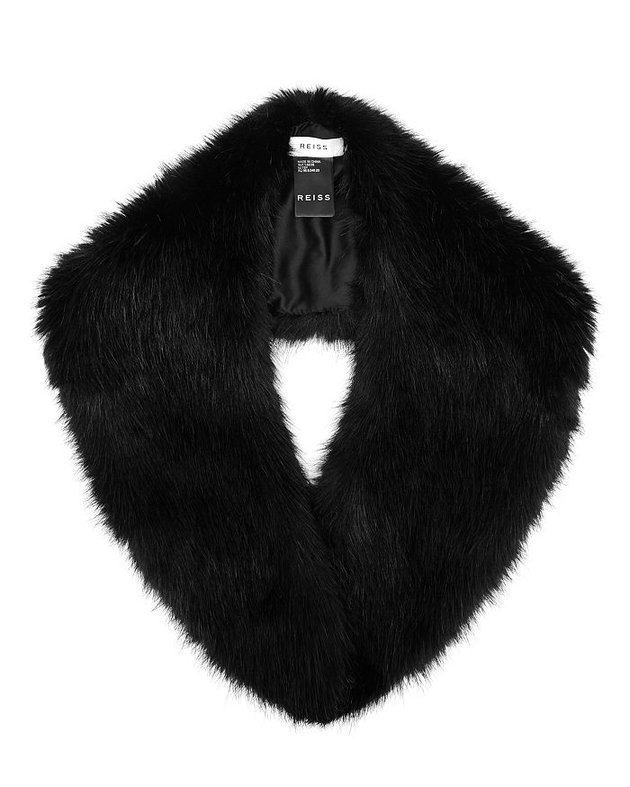 REISS Betsy Faux Fur Collar Scarf | Bloomingdale's