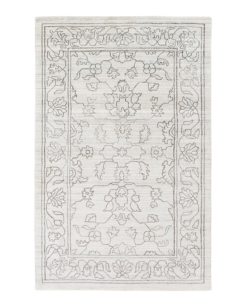 Surya Hightower Area Rug, 6' X 9' In Ivory/gray