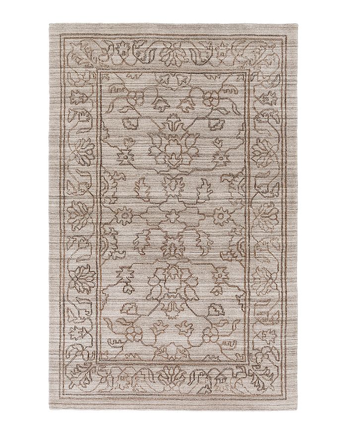 Surya Hightower Area Rug, 6' X 9' In Light Gray/taupe/olive