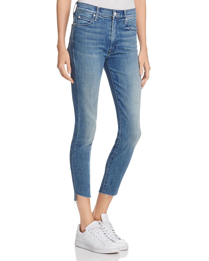 MOTHER Stunner Step Ankle Fray Jeans in Good Girls Do | Bloomingdale's
