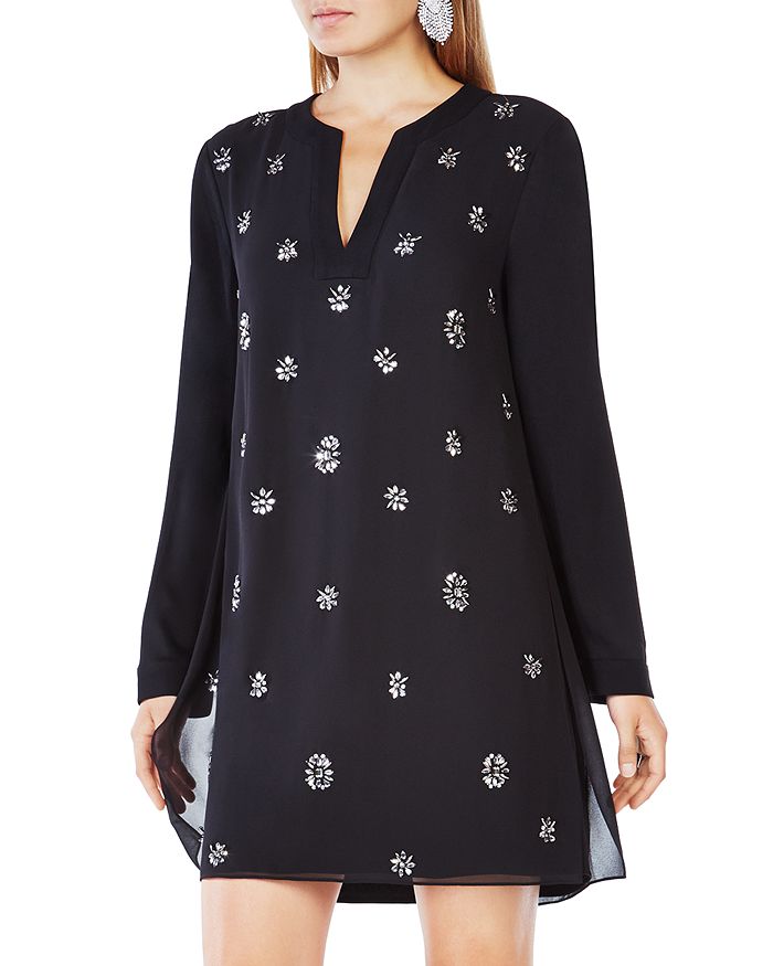 Embellished tunic dress hot sale