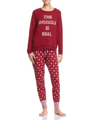 The Snuggle is Real Long Sleeve Top & Fair Isle Jammie Pants