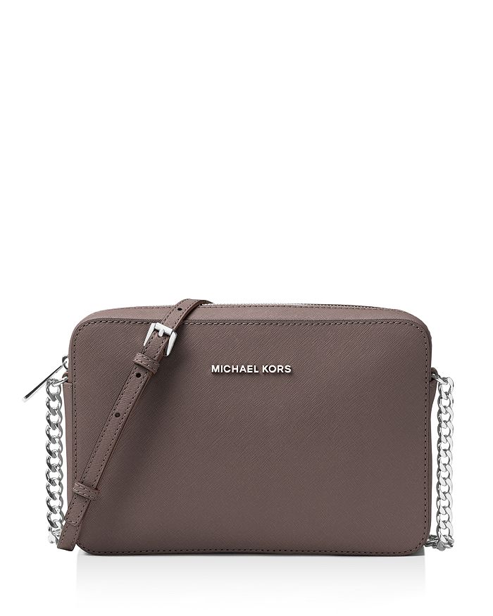 MICHAEL Michael Kors Jet Set Large Saffiano Leather Crossbody Bloomingdale's