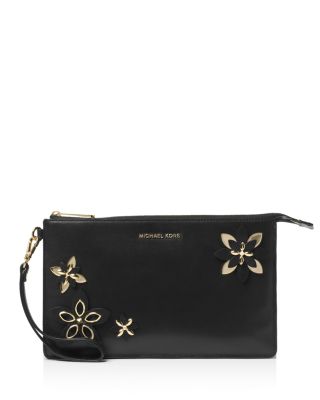 MICHAEL Michael Kors Daniela Large Leather Wristlet Bloomingdale's