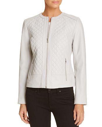Cole Haan Quilted Leather Jacket | Bloomingdale's