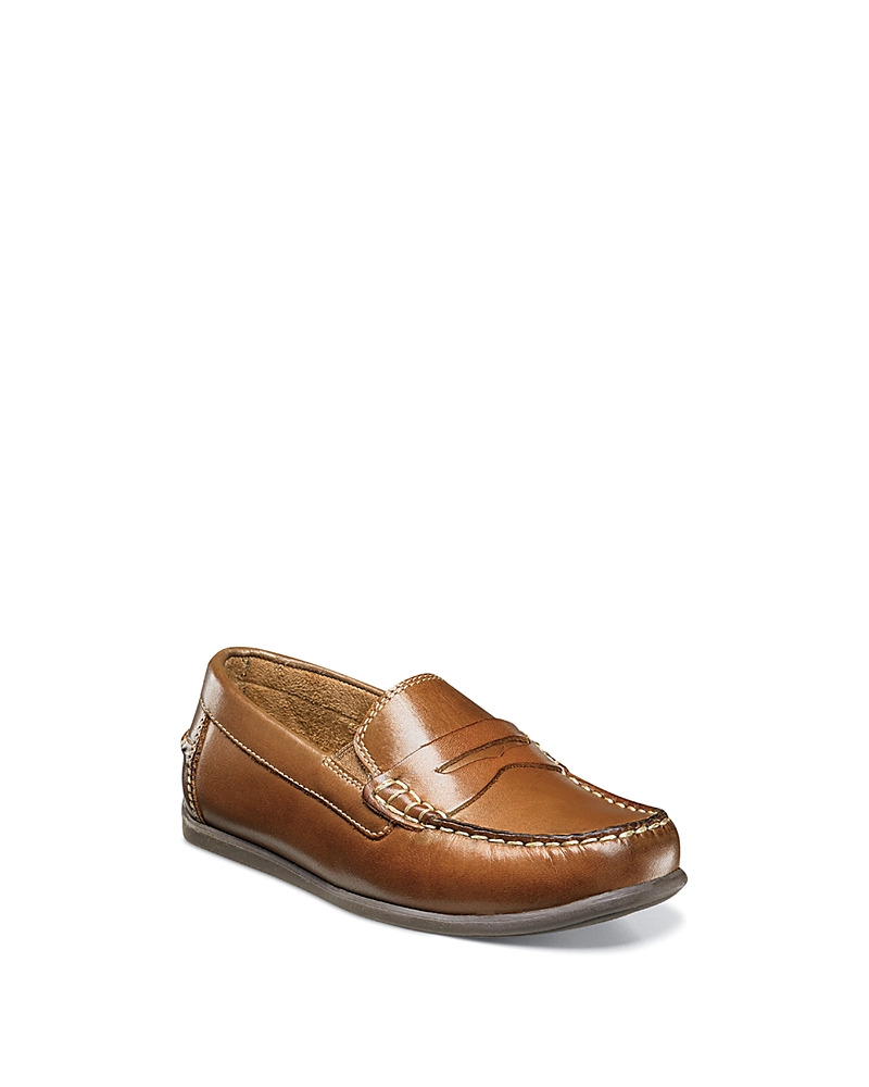 Florsheim Kids Boys' Jasper Leather Driver Slip On Loafers - Toddler, Little Kid, Big Kid