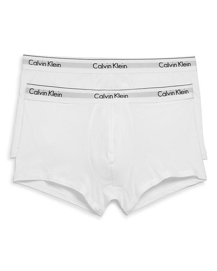 Calvin Klein Modern Cotton Stretch Low Rise Trunks 3 Pack In Multi