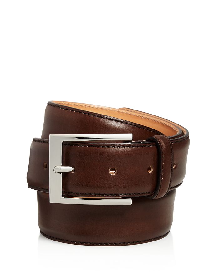 TO BOOT NEW YORK MEN'S ALMADEA CHESTER LEATHER BELT,TB-2B