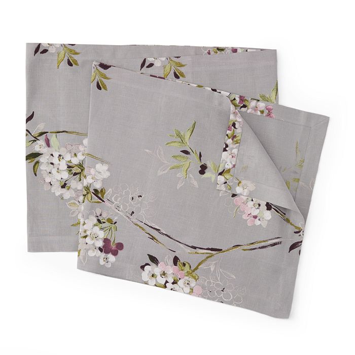 Mode Living Positano Linen Tablecloth, 70 Round In Gray