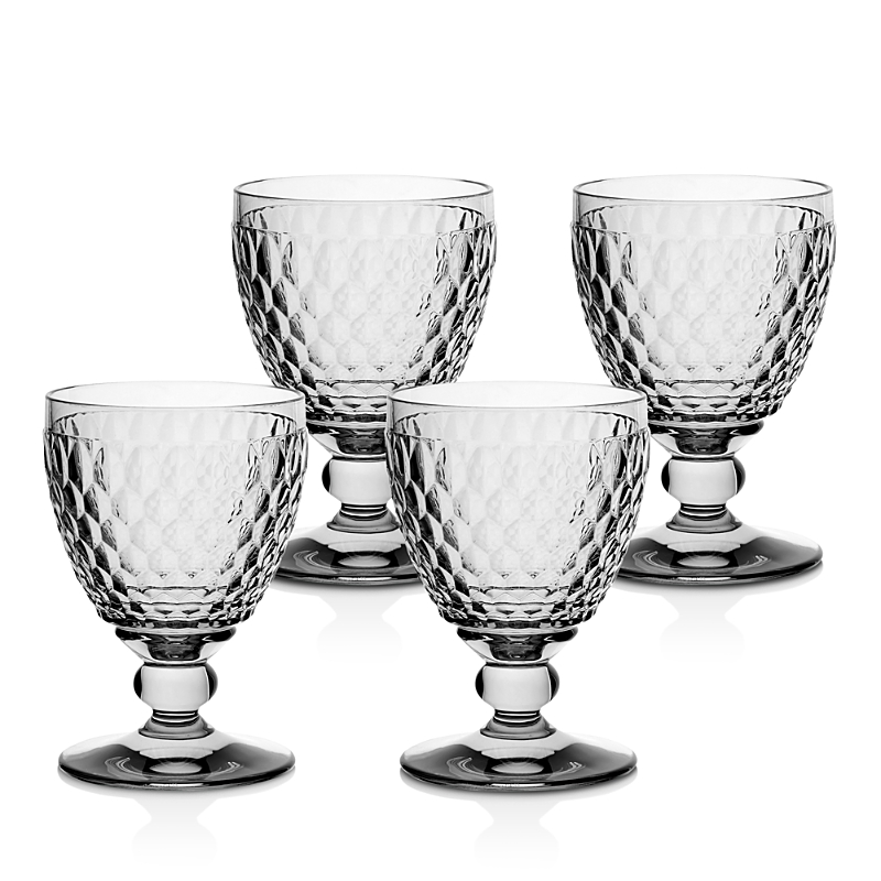 Villeroy & Boch 14 oz Boston Crystal Goblet, Set Of 4 In Smoke
