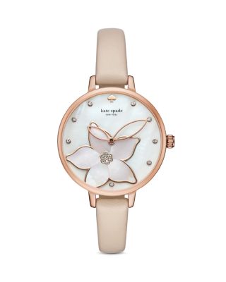 kate spade new york Leather Metro Watch, 34mm | Bloomingdale display picture 1