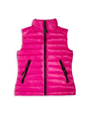 Metallic Down Puffer Vest 