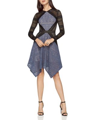 BCBGMAXAZRIA Chelsee Handkerchief-Hem Dress | Bloomingdale's