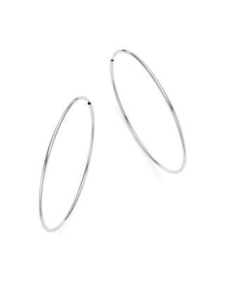 white hoop earrings