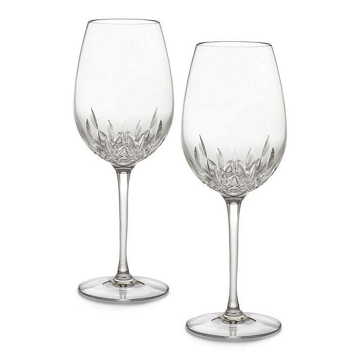 Waterford Crystal Lismore Essence Boxed Goblets, Pair