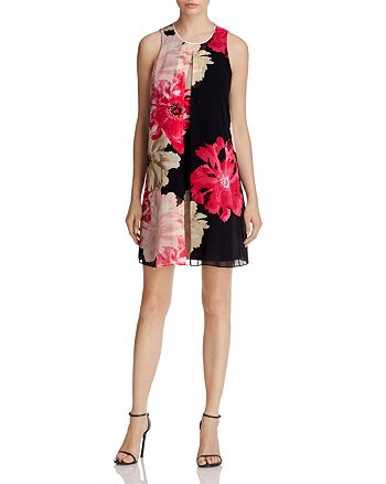 Calvin Klein Floral Print Dress | Bloomingdale's