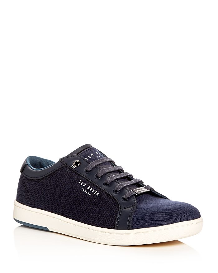 Ted Baker Men's Ternur Printed Canvas Lace Up Sneakers