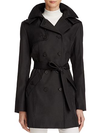 Calvin Klein Double-Breasted Trench Coat | Bloomingdale's