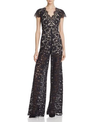 Alice and Olivia Alice + Olivia Mariam Lace Jumpsuit | Bloomingdale's