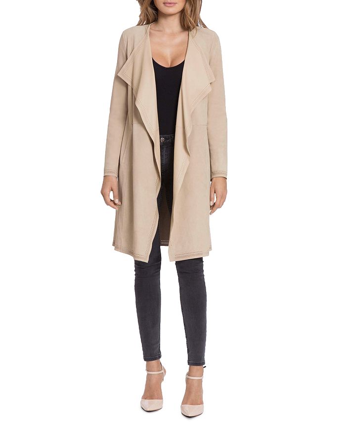 Draped duster sales jacket