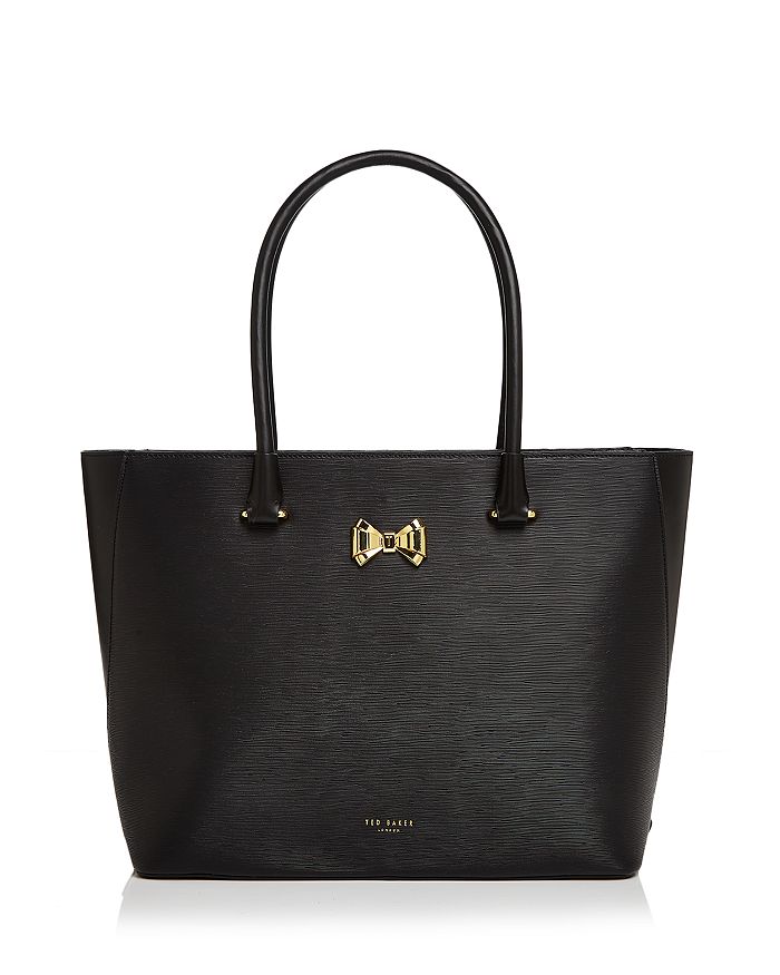 Ted baker bow detail leather shopper bag hotsell