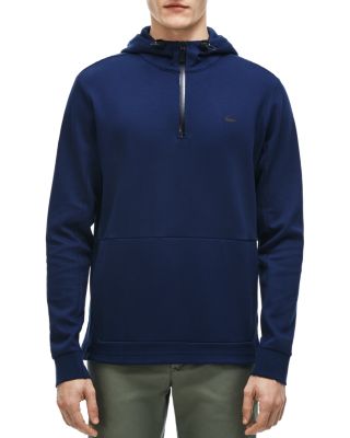 lacoste half zip hoodie