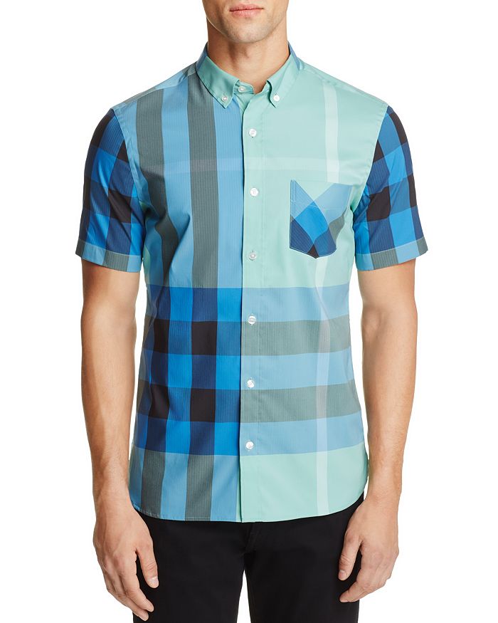Burberry Thornaby Plaid Regular Fit Button-Down Shirt | Bloomingdale's