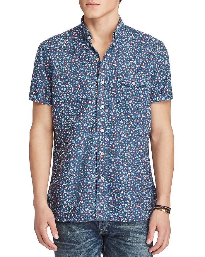 Polo Ralph Lauren Floral Cotton Oxford Classic Fit Button Down