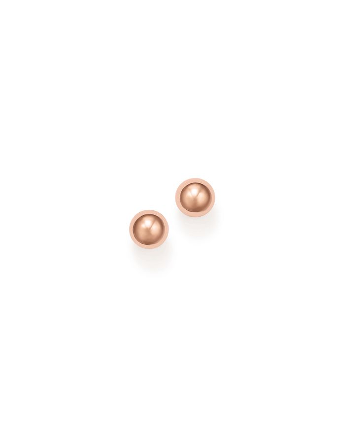Bloomingdale's 14k Rose Gold Ball Stud Earrings, 4mm - 100% Exclusive