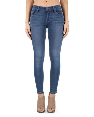 Pistola Audrey Mid Rise Skinny Jeans in Pacific Blue | Bloomingdale's