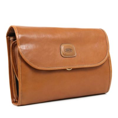 Life Pelle Leather Tri-Fold Toiletry Kit