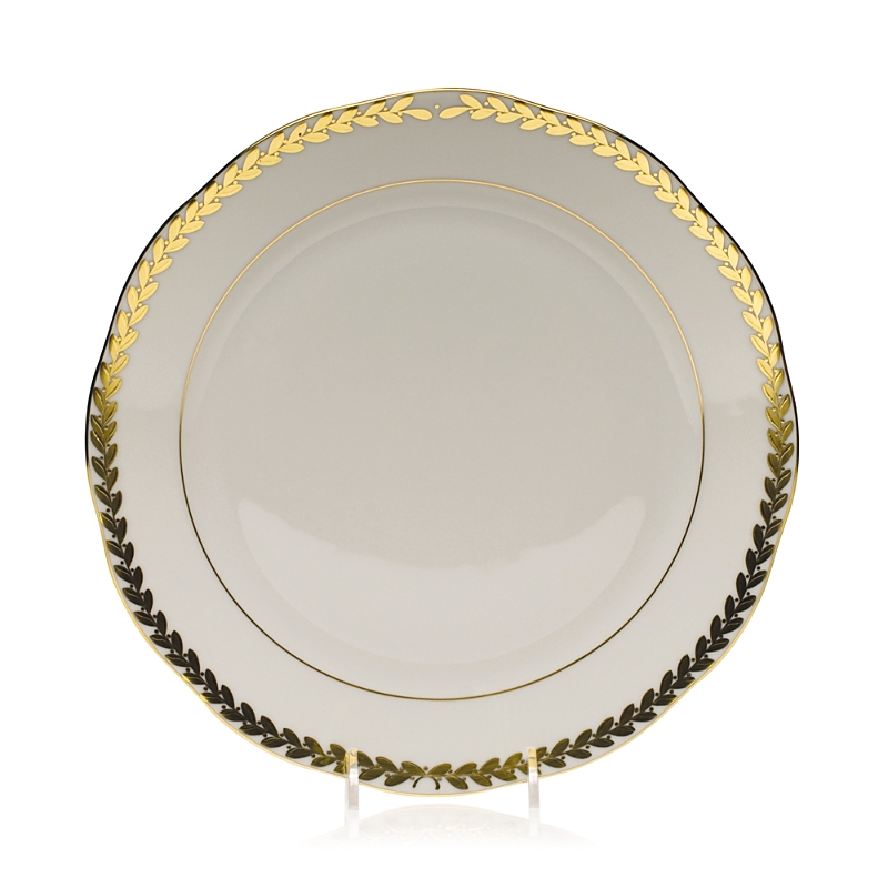 Herend Golden Laurel Dinner Plate In Gold