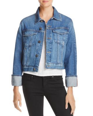 FRAME - Cuffed Denim Jacket in Blair