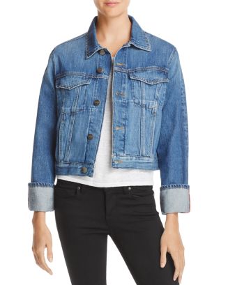 FRAME Cuffed Denim Jacket in Blair | Bloomingdale's